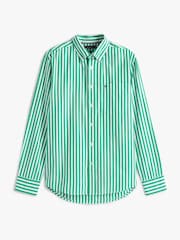 Tommy Hilfiger Green Regular Fit Flex Stripe Shirt - Image 5 of 5