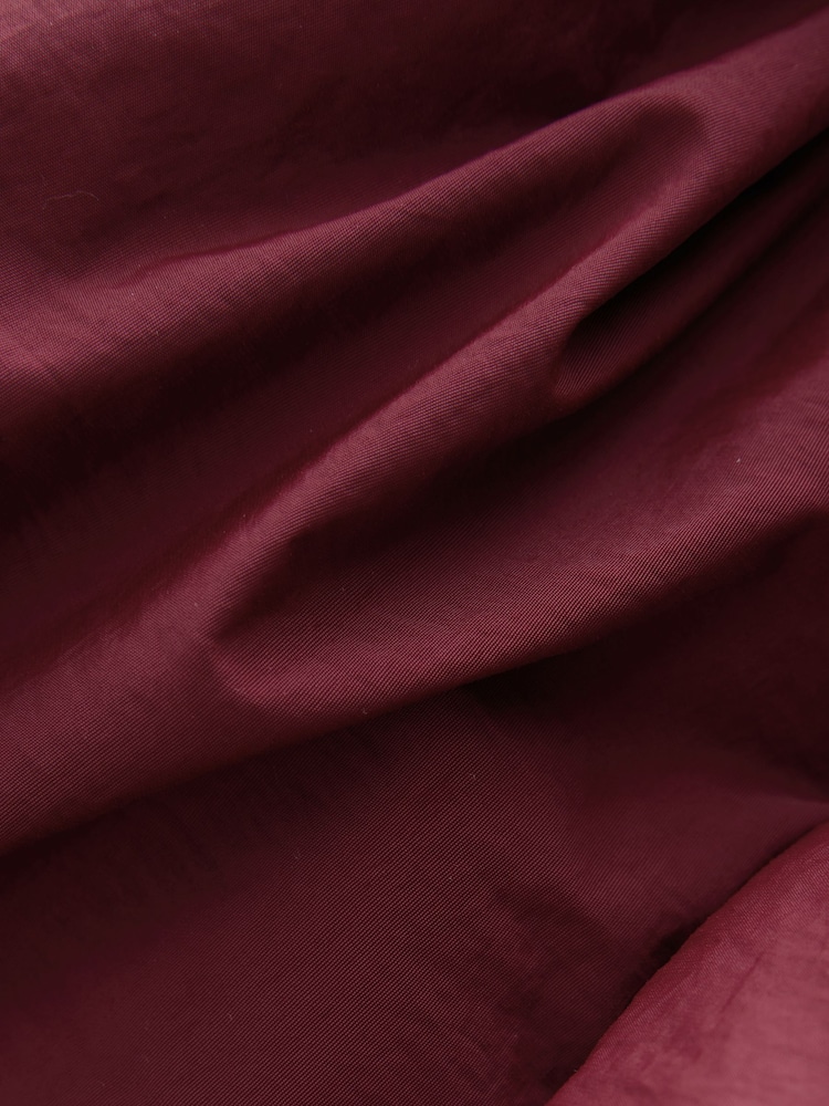 Red Shower Resistant Longline Padded Coat - Image 9 of 9 Red Shower Resistant Longline Padded Coat - Image 9 of 9