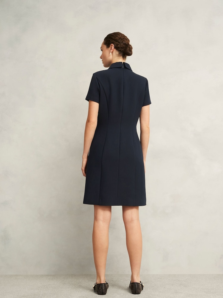 Hobbs Blue Nadiya Dress - Image 2 of 4 Hobbs Blue Nadiya Dress - Image 2 of 4