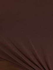 Adrianna Papell Jersey Buckle Sheath Brown Dress - Image 6 of 6