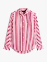 Tommy Hilfiger Pink Regular Fit Flex Stripe Shirt - Image 5 of 5