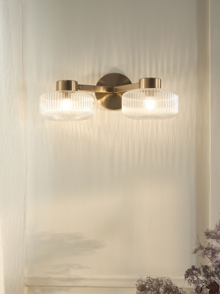 Brass Lexington 2 Wall Light - Image 1 of 5