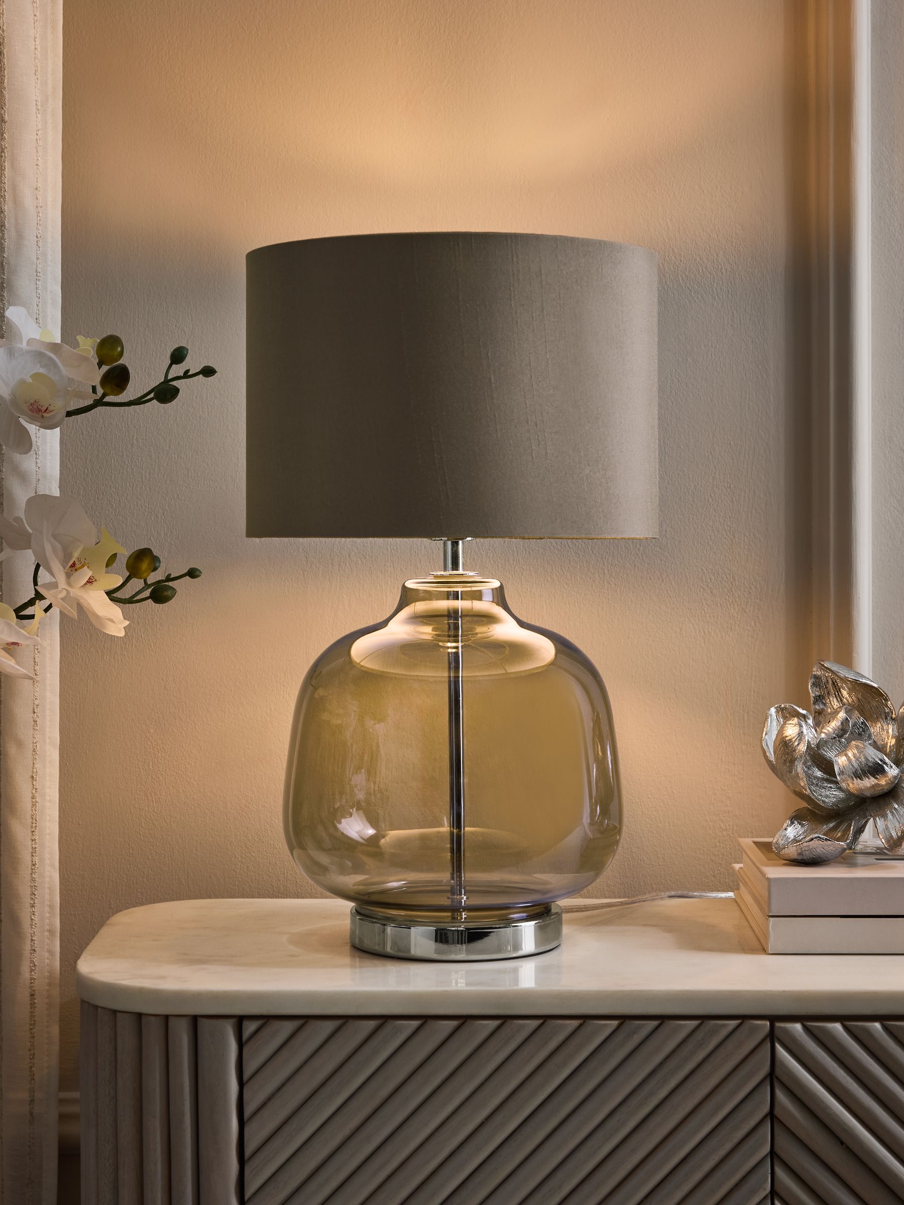 Light Grey Connor Table Lamp