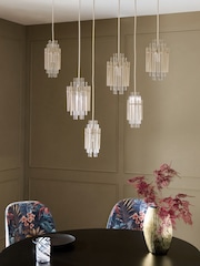 Brass Arundel Linear Pendant Ceiling Light - Image 2 of 5