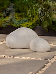 Natural Pebble Outdoor Solar Light - Image 6 of 10