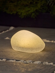 Natural Pebble Outdoor Solar Light - Image 7 of 10