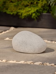 Natural Pebble Outdoor Solar Light - Image 8 of 10