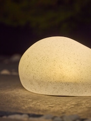 Natural Pebble Outdoor Solar Light - Image 9 of 10