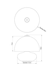Brass Stanton Table Lamp - Image 4 of 5
