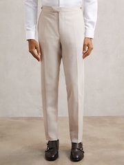 Reiss Stone Belmont Suit Trousers - Image 3 of 6