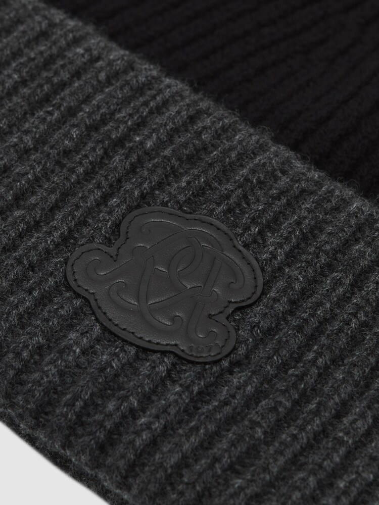 Reiss Black Aden Hat - Image 4 of 4