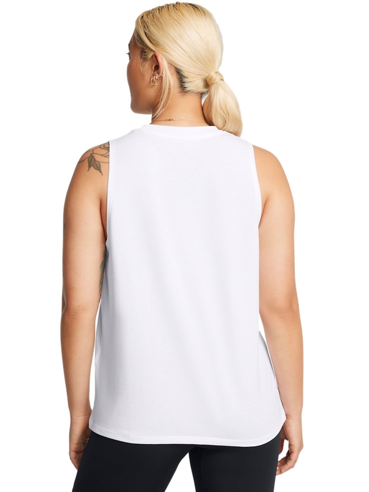 Under Armour White Rival Muscle Vest - Image 2 of 4