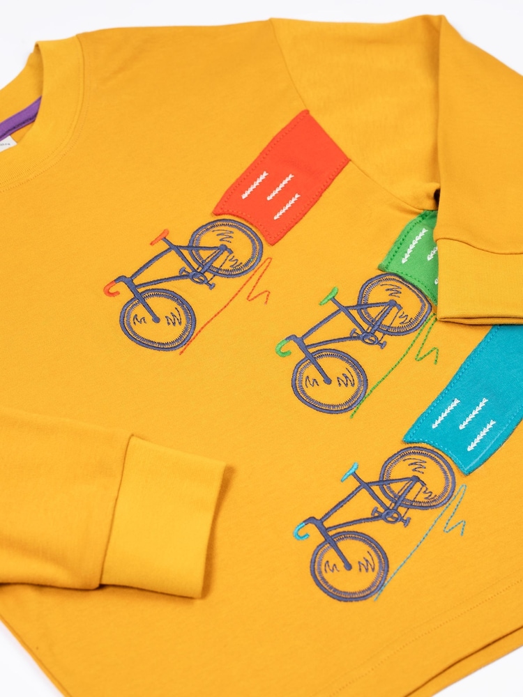 Frugi Yellow Owen Top - Image 2 of 3