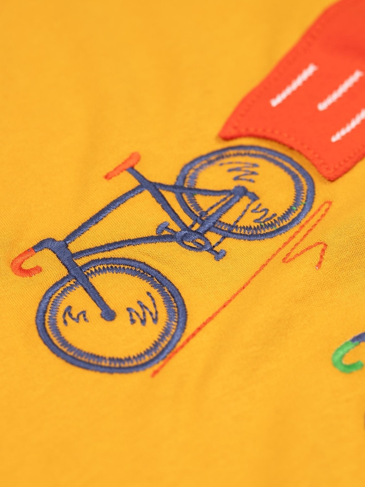 Frugi Yellow Owen Top - Image 3 of 3