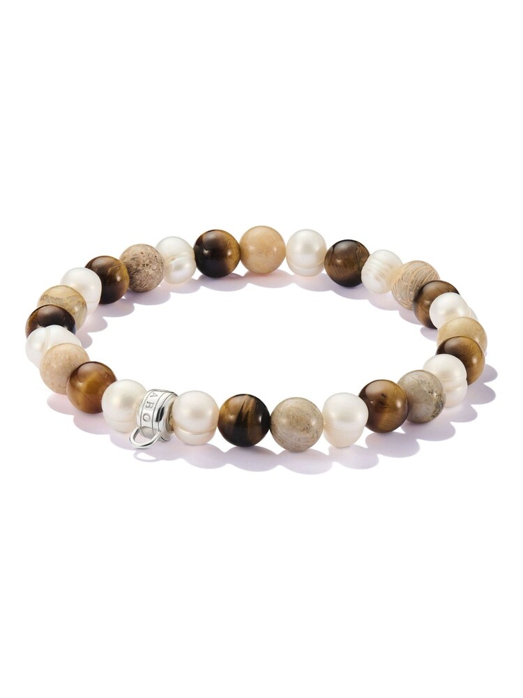 Thomas Sabo Silver Tone Beaded Bracelet - Image 1 of 2