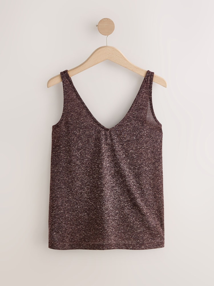 Chocolate/Sage Linen Blend Vests 2 Pack - Image 2 of 6 Chocolate/Sage Linen Blend Vests 2 Pack - Image 2 of 6