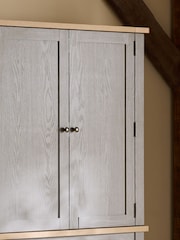 Grey Malvern Paint Effect Hideaway Cabinet TV Unit - Image 7 of 11
