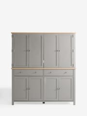 Grey Malvern Paint Effect Hideaway Cabinet TV Unit - Image 8 of 11