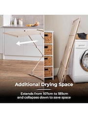 Tower Latte Extending Clothes Airer - Image 3 of 6