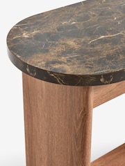 Mid Natural Nomad Oak Effect Sofa Side Table - Image 4 of 5