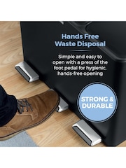 Tower Black Pedal Bin - Image 4 of 8