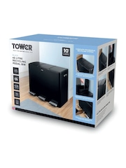 Tower Black Pedal Bin - Image 8 of 8