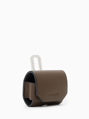 AllSaints Brown Airpod Hex Case Bag - Image 2 of 4