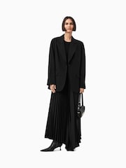 AllSaints Black Alassett Blazer - Image 1 of 9