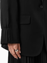 AllSaints Black Alassett Blazer - Image 6 of 9