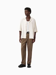 AllSaints White Rialto Short Sleeve Shirt - Image 3 of 6