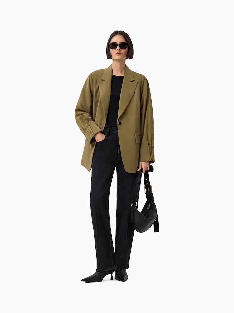 AllSaints Green Alassett Blazer - Image 1 of 7