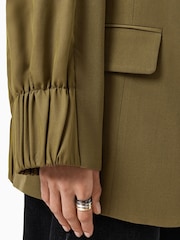 AllSaints Green Alassett Blazer - Image 3 of 7
