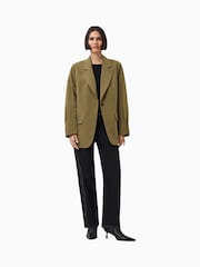 AllSaints Green Alassett Blazer - Image 5 of 7
