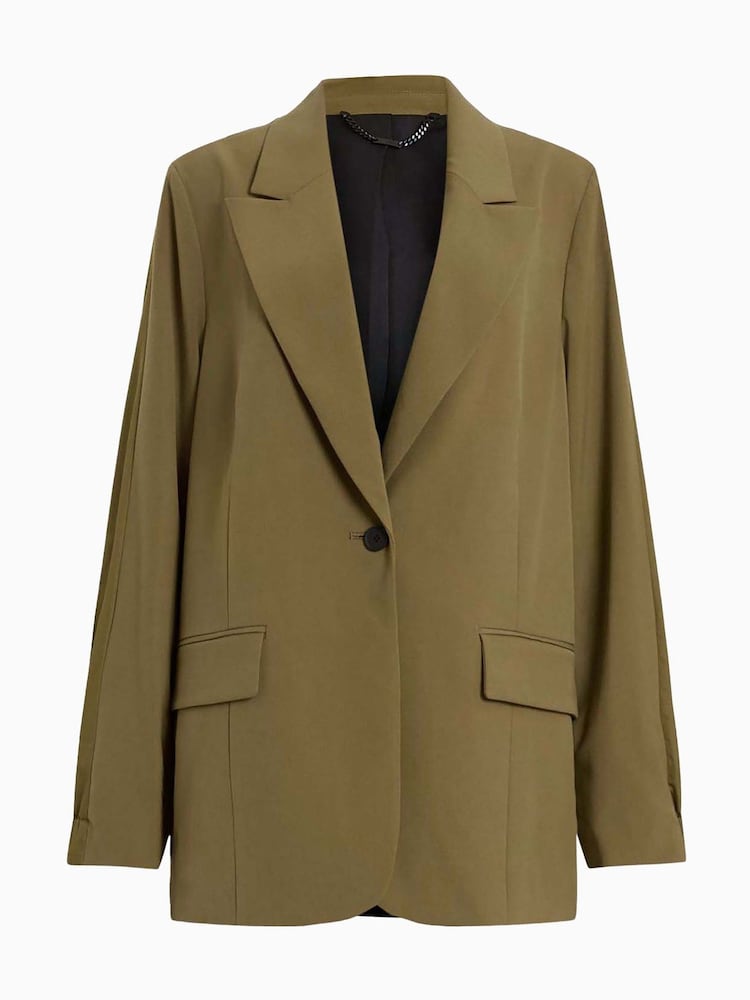 AllSaints Green Alassett Blazer - Image 7 of 7