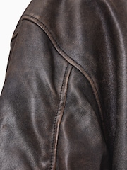 AllSaints Black Oversized Marco Bomber Jacket - Image 9 of 10