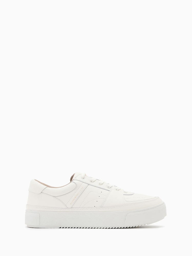 AllSaints White Millie Sneakers - Image 1 of 6