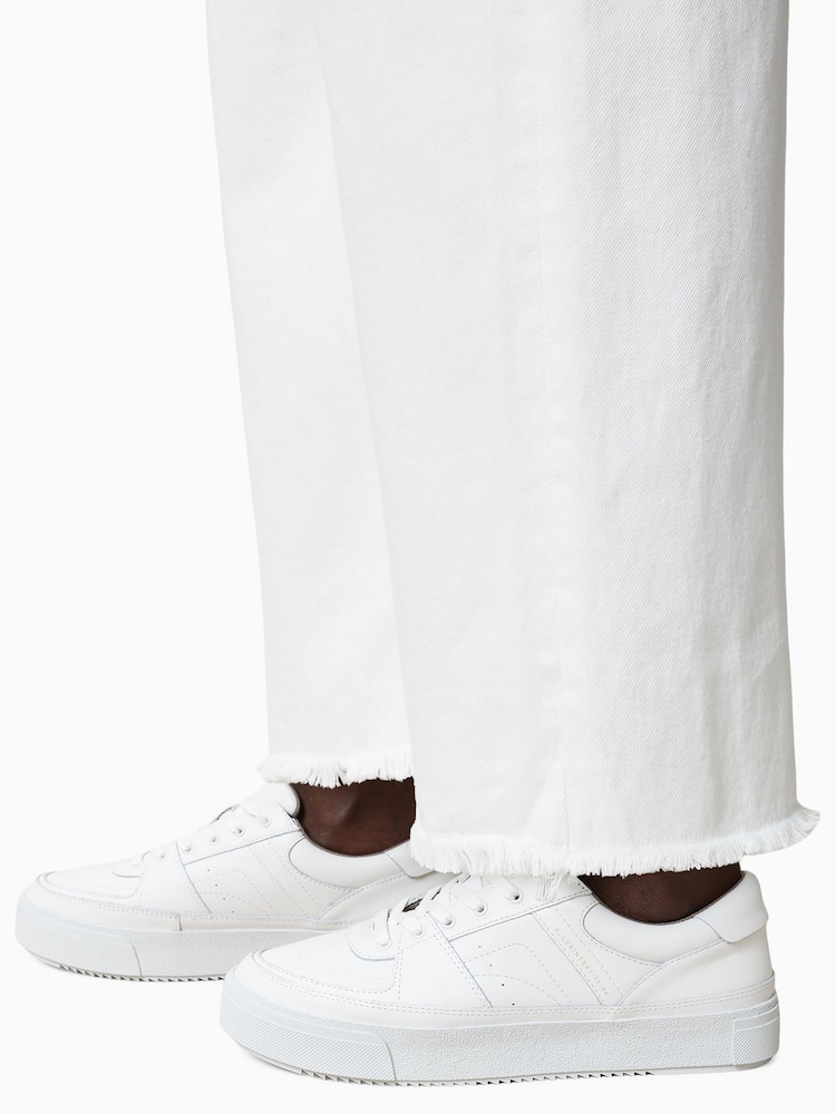 AllSaints White Millie Sneakers - Image 2 of 6
