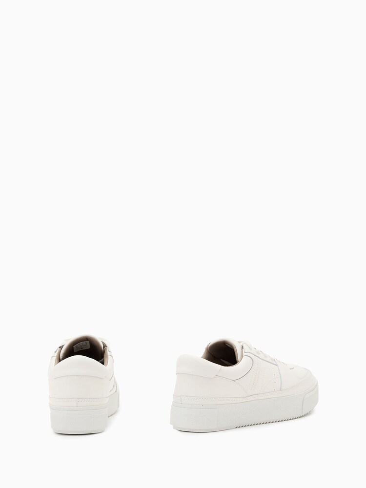 AllSaints White Millie Sneakers - Image 6 of 6 AllSaints White Millie Sneakers - Image 6 of 6