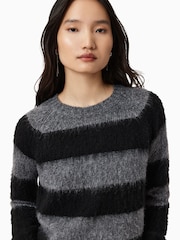 AllSaints Black Lou Spark Jumper - Image 2 of 7