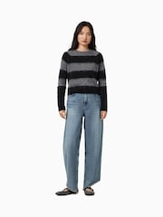 AllSaints Black Lou Spark Jumper - Image 5 of 7