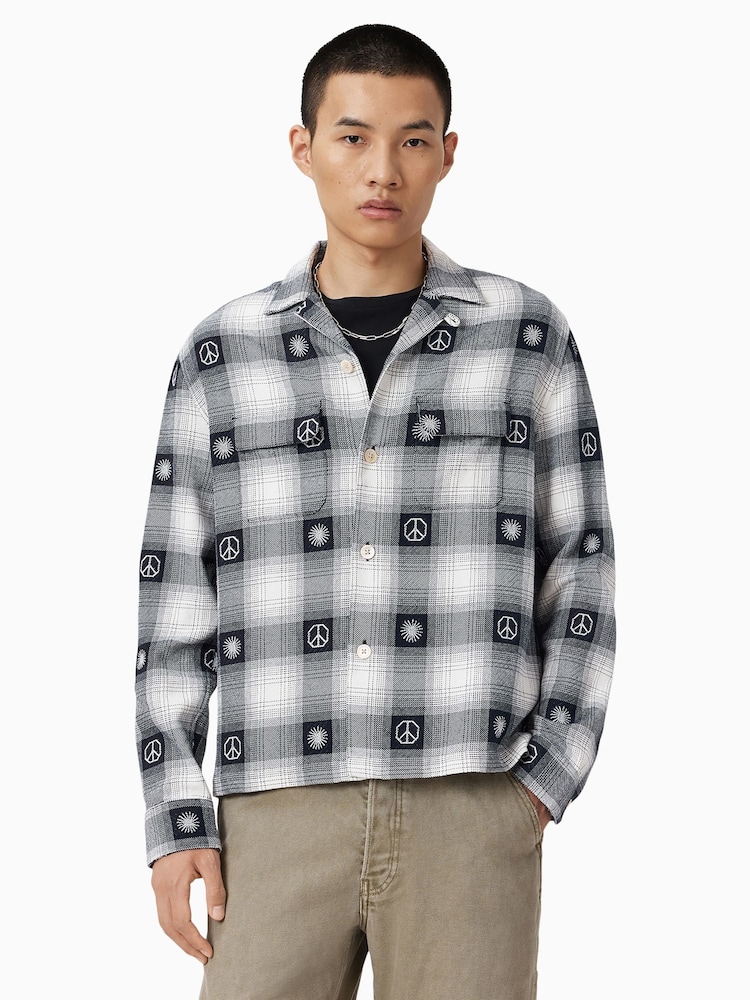AllSaints Castor Long Sleeve Shirt - Imagem 1 de 7