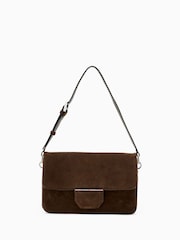 AllSaints Ondine Suede Shoulder Bag - Slika 1 iz 6