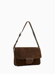 AllSaints Ondine Suede Shoulder Bag - Slika 3 iz 6