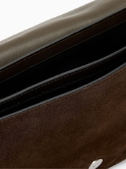 AllSaints Ondine Suede Shoulder Bag - Slika 4 iz 6