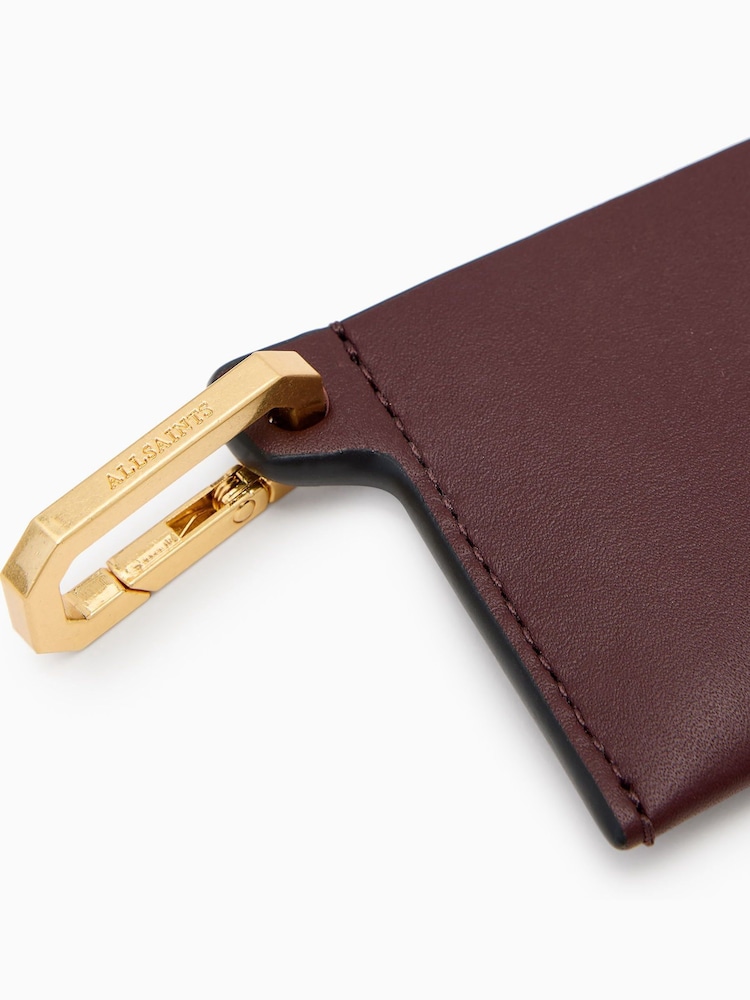 Rojo - AllSaints Hex Card Wallet - Imagen 5 de 5