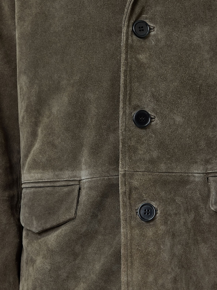 AllSaints Brown Hornett Blazer - Image 8 of 8