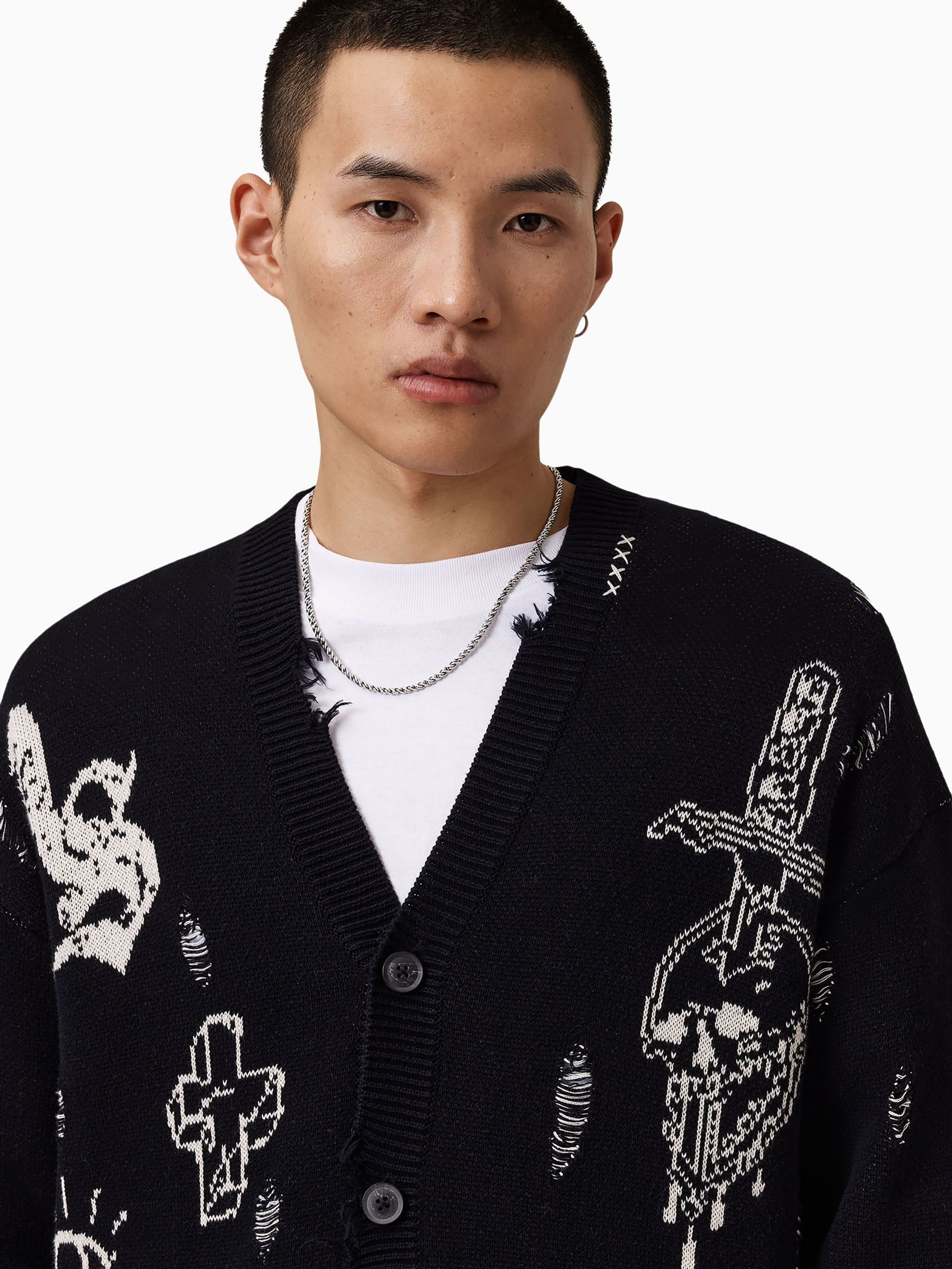 Buy AllSaints White Caledon Cardigan from Next USA