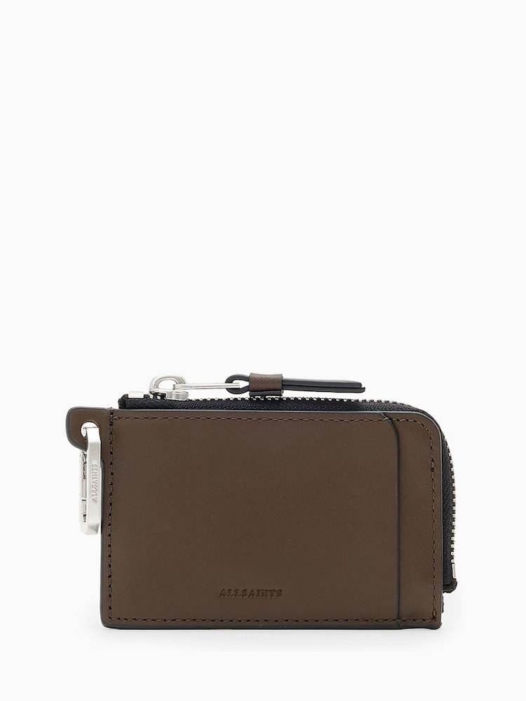 AllSaints Brown Remy Wallet - Image 1 of 5