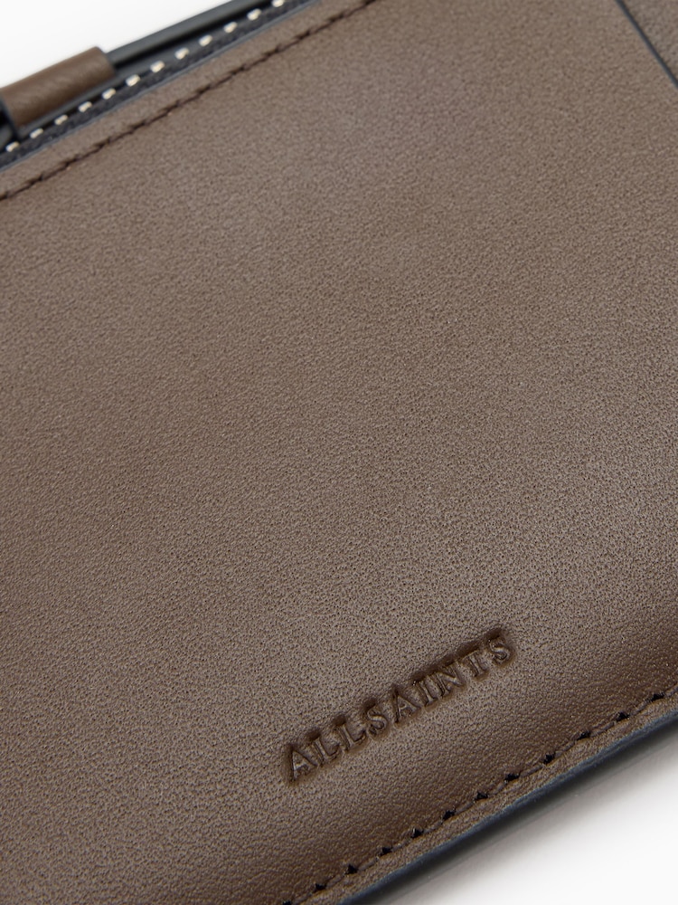 AllSaints Brown Remy Wallet - Image 5 of 5
