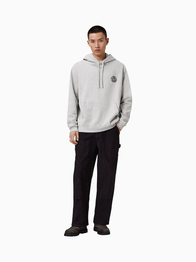 Moletom com capuz ondulado AllSaints - Imagem 2 de 7